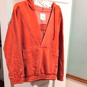 JK daily rust color Hoodie